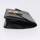 LOUIS VUITTON Epi Sellier Dragonne Clutch Bag Black M52612 LV Auth ka5547-3