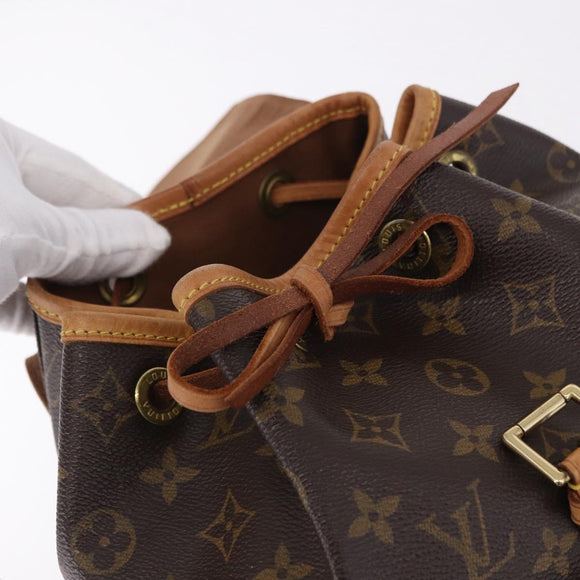 LOUIS VUITTON Monogram Montsouris MM Backpack M51136 LV Auth ka5549A