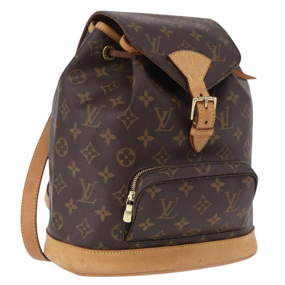 LOUIS VUITTON Monogram Montsouris MM Backpack M51136 LV Auth ka5549A