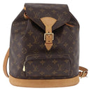 LOUIS VUITTON Monogram Montsouris MM Backpack M51136 LV Auth ka5549A-13