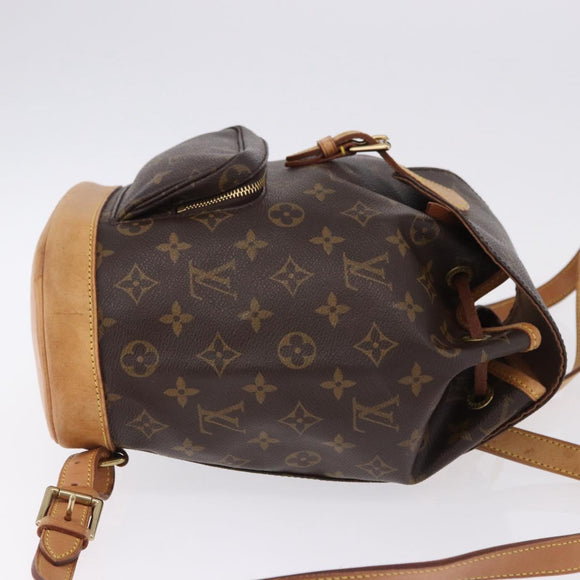 LOUIS VUITTON Monogram Montsouris MM Backpack M51136 LV Auth ka5549A