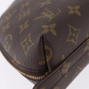 LOUIS VUITTON Monogram Trousse Demi Ronde Cosmetic Pouch M47520 LV Auth ka5552-10