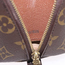 LOUIS VUITTON Monogram Trousse Demi Ronde Cosmetic Pouch M47520 LV Auth ka5552-20