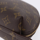 LOUIS VUITTON Monogram Trousse Demi Ronde Cosmetic Pouch M47520 LV Auth ka5552-9