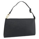 LOUIS VUITTON Epi Pochette Accessoires Accessory Pouch Black M52982 Auth ka5553-1