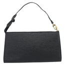LOUIS VUITTON Epi Pochette Accessoires Accessory Pouch Black M52982 Auth ka5553-2
