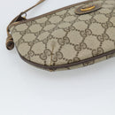 GUCCI GG Supreme Shoulder Bag PVC Leather Beige Gold Tone 904 02 020 Auth ka5554-11