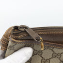 GUCCI GG Supreme Shoulder Bag PVC Leather Beige Gold Tone 904 02 020 Auth ka5554-14