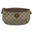 GUCCI GG Supreme Shoulder Bag PVC Leather Beige Gold Tone 904 02 020 Auth ka5554-2