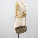 GUCCI GG Supreme Shoulder Bag PVC Leather Beige Gold Tone 904 02 020 Auth ka5554-22
