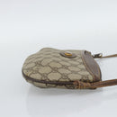 GUCCI GG Supreme Shoulder Bag PVC Leather Beige Gold Tone 904 02 020 Auth ka5554-5