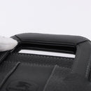 BURBERRY Business Bag Leather Black Silver Auth ka5555A-8