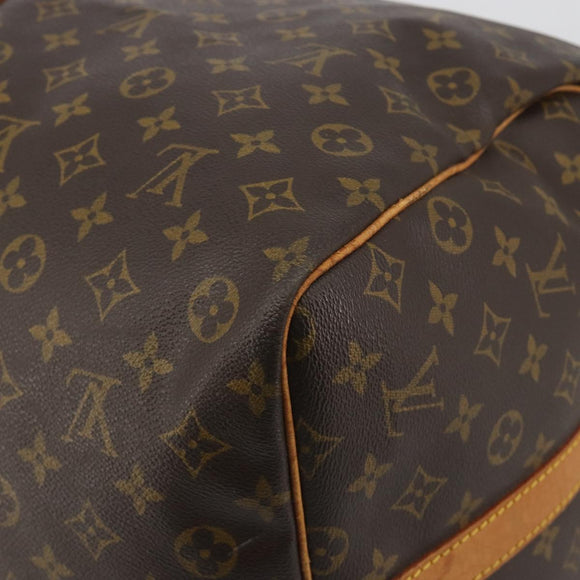LOUIS VUITTON Monogram Keepall Bandouliere 60 Boston Bag M41412 LV Auth ka5556