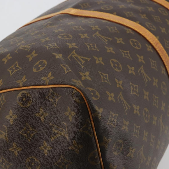 LOUIS VUITTON Monogram Keepall Bandouliere 60 Boston Bag M41412 LV Auth ka5556
