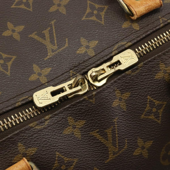 LOUIS VUITTON Monogram Keepall Bandouliere 60 Boston Bag M41412 LV Auth ka5556