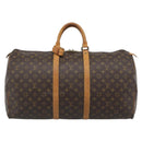 LOUIS VUITTON Monogram Keepall 55 Boston Bag M41424 LV Auth ka5557-13