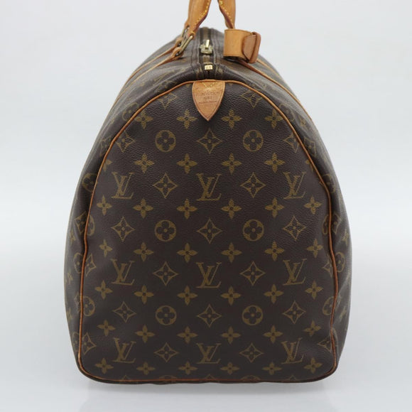 LOUIS VUITTON Monogram Keepall 55 Boston Bag M41424 LV Auth ka5557