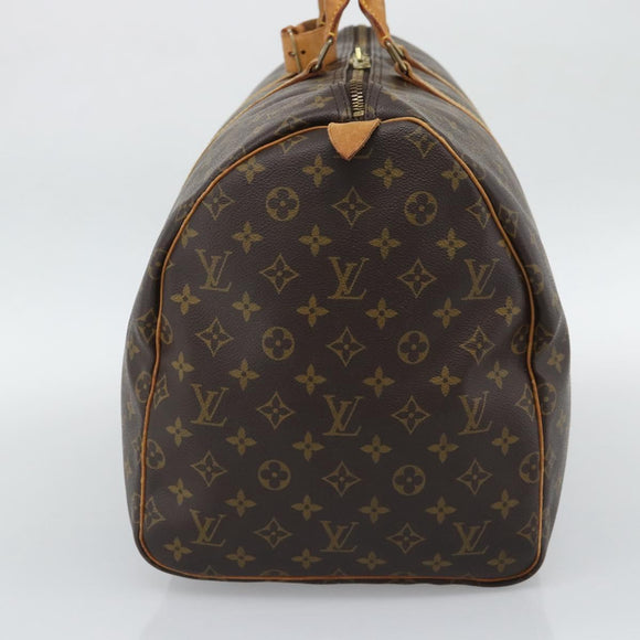 LOUIS VUITTON Monogram Keepall 55 Boston Bag M41424 LV Auth ka5557