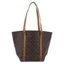 LOUIS VUITTON Monogram Sac Shopping Tote Bag M51108 LV Auth ka5558-2