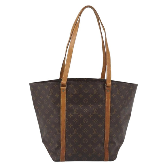 LOUIS VUITTON Monogram Sac Shopping Tote Bag M51108 LV Auth ka5558