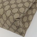 GUCCI GG Supreme Tote Bag PVC Leather Beige Gold Tone 39 02 061 Auth ka5559-10
