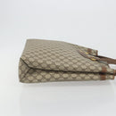 GUCCI GG Supreme Tote Bag PVC Leather Beige Gold Tone 39 02 061 Auth ka5559-4