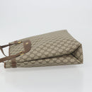 GUCCI GG Supreme Tote Bag PVC Leather Beige Gold Tone 39 02 061 Auth ka5559-5