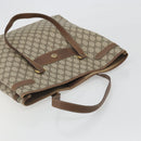 GUCCI GG Supreme Tote Bag PVC Leather Beige Gold Tone 39 02 061 Auth ka5559-6