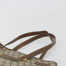 GUCCI GG Supreme Tote Bag PVC Leather Beige Gold Tone 39 02 061 Auth ka5559-8