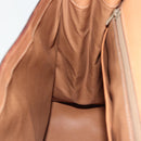 CELINE Macadam Canvas Hand Bag PVC Leather Brown Gold Auth ka556-19