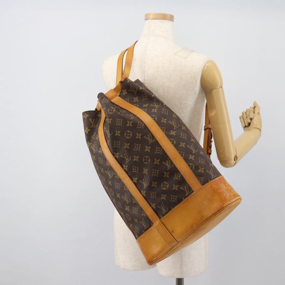 LOUIS VUITTON Monogram Randonnee GM Shoulder Bag M42244 LV Auth ka5560