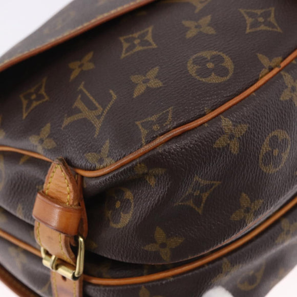 LOUIS VUITTON Monogram Saumur 30 Shoulder Bag M42256 LV Auth ka5561