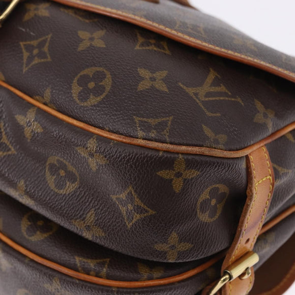LOUIS VUITTON Monogram Saumur 30 Shoulder Bag M42256 LV Auth ka5561