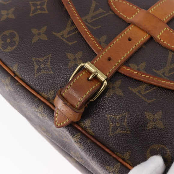LOUIS VUITTON Monogram Saumur 30 Shoulder Bag M42256 LV Auth ka5561