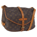 LOUIS VUITTON Monogram Saumur 30 Shoulder Bag M42256 LV Auth ka5561-1