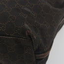 GUCCI GG Canvas Shoulder Bag Brown 101341 Auth ka5565-12