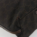 GUCCI GG Canvas Shoulder Bag Brown 101341 Auth ka5565-13