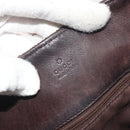 GUCCI GG Canvas Shoulder Bag Brown 101341 Auth ka5565-14