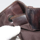 GUCCI GG Canvas Shoulder Bag Brown 101341 Auth ka5565-20