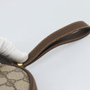 GUCCI GG Supreme Web Sherry Line Clutch Bag PVC Beige 156 01 034 Auth ka5569-7