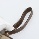 GUCCI GG Supreme Web Sherry Line Clutch Bag PVC Beige 156 01 034 Auth ka5569-8