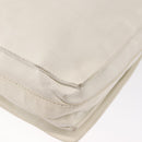 LOEWE Shoulder Bag Leather White Gold Auth ka557-16