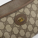 GUCCI GG Supreme Shoulder Bag PVC Leather Beige 904 02 020 Auth ka5570-17