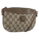 GUCCI GG Supreme Shoulder Bag PVC Leather Beige 904 02 020 Auth ka5570-1