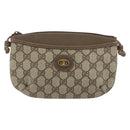 GUCCI GG Supreme Shoulder Bag PVC Leather Beige 904 02 020 Auth ka5570-13