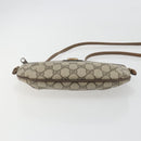 GUCCI GG Supreme Shoulder Bag PVC Leather Beige 904 02 020 Auth ka5570-5