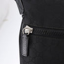 GUCCI GG Canvas Shoulder Bag Black Silver 509639 Auth ka5571-18