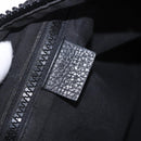 GUCCI GG Canvas Shoulder Bag Black Silver 509639 Auth ka5571-20
