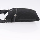 GUCCI GG Canvas Shoulder Bag Black Silver 509639 Auth ka5571-4