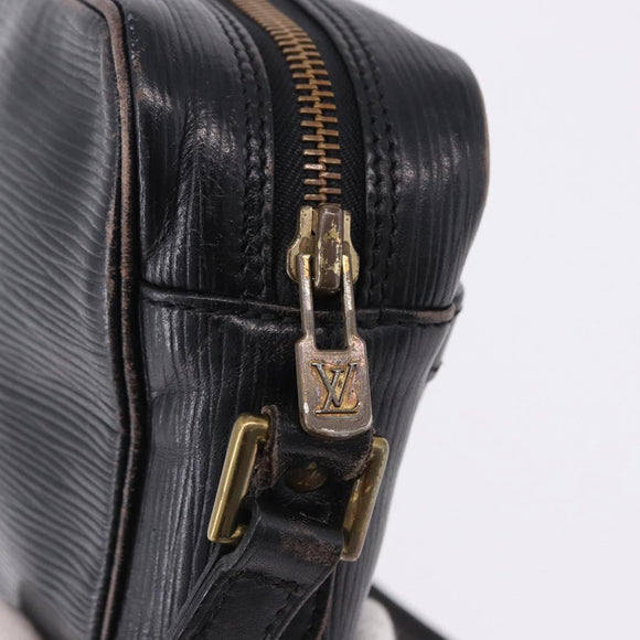 LOUIS VUITTON Epi Trocadero 23 Shoulder Bag Black M52302 LV Auth ka5573